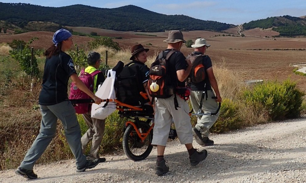 Joëlettes vers Compostelle