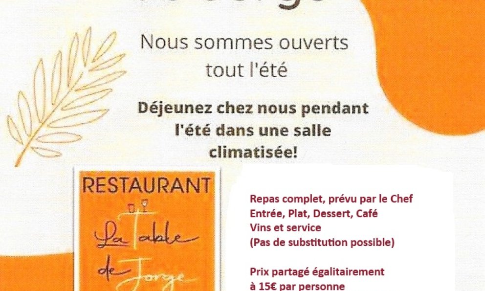 TABLE de JORGE - AFFICHE JACQUAIRE