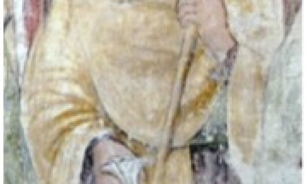 Saint-Jacques, détail de la fresque.