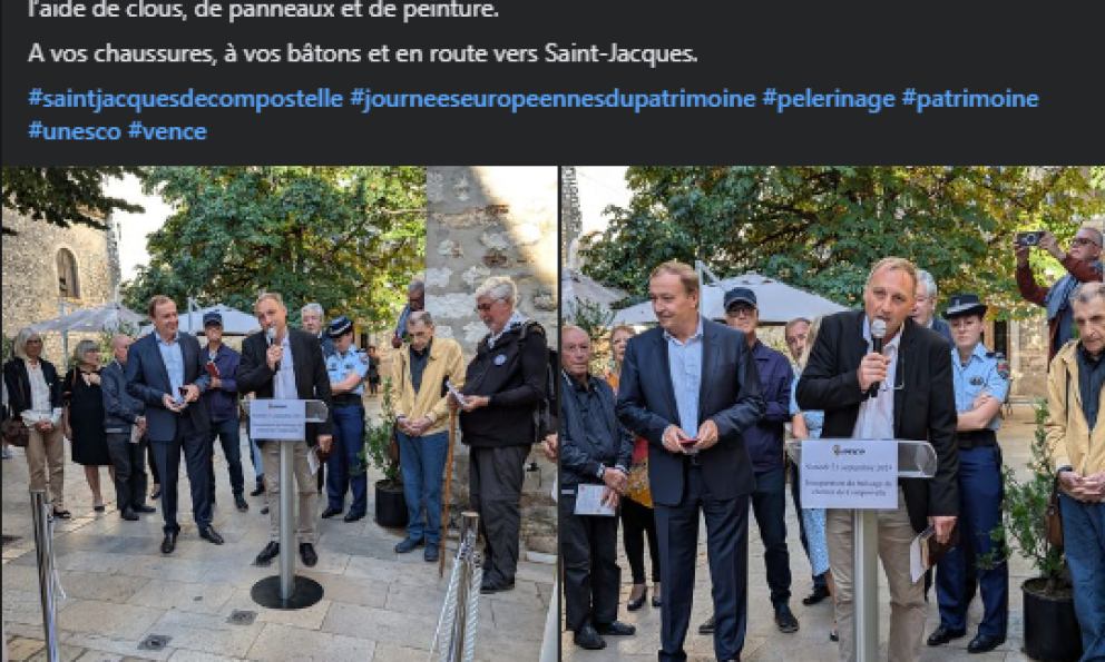 Communication Facebook Mairie Vence Clous 2024