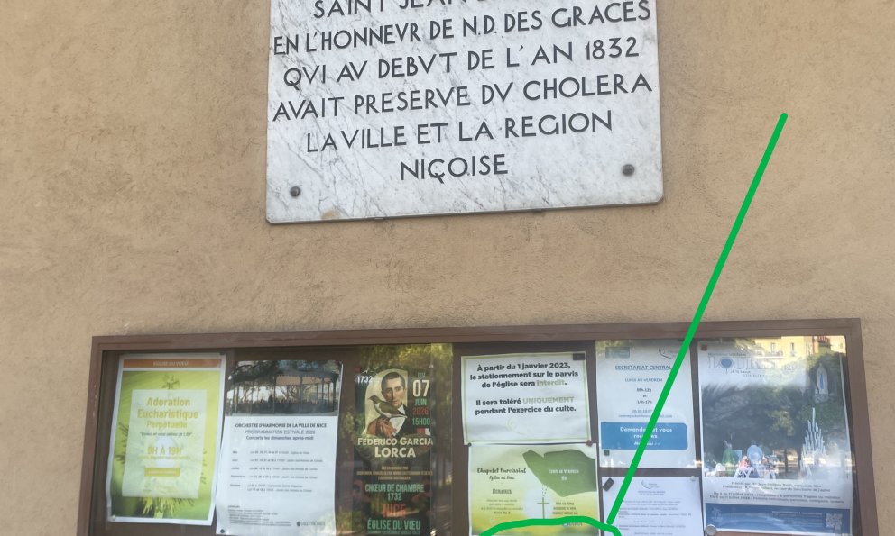 Affiche jacquaire au Voeu - Nice - 2026