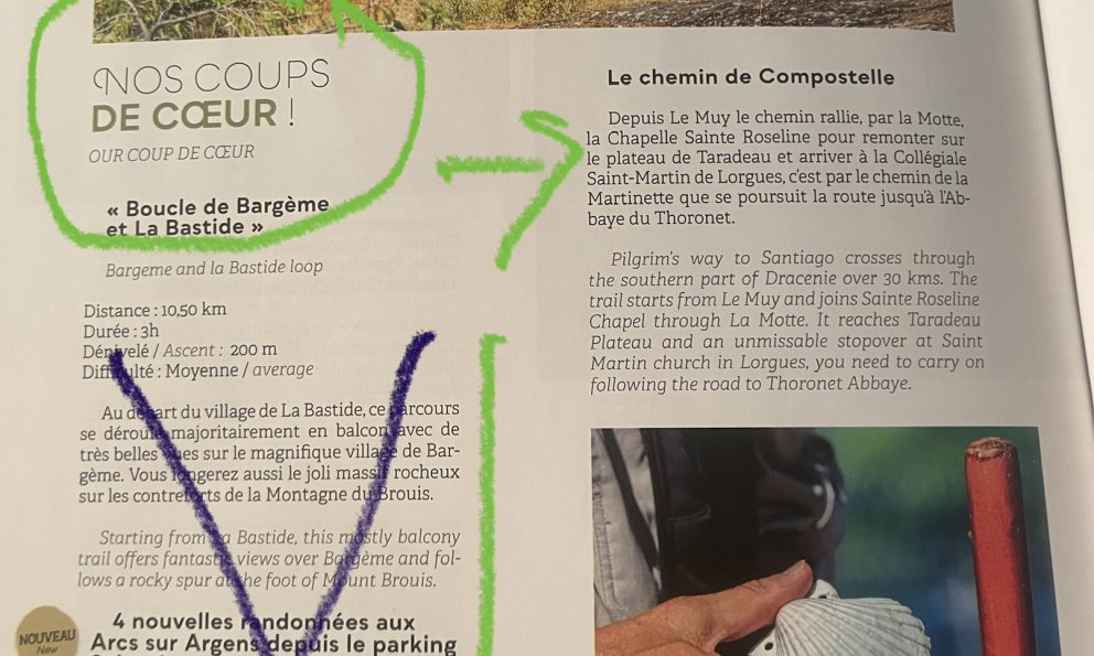 Dracenie Verdon 2026 Compostelle 