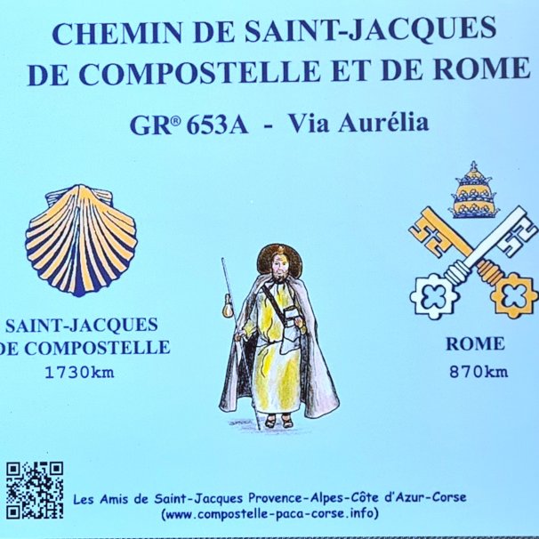 Plaque détail Compostelle Barrage Bimont