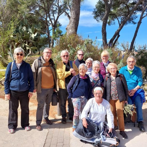 Les membres des Alpes de Haute-Provence présents à l'AG 2023 à Porquerolles