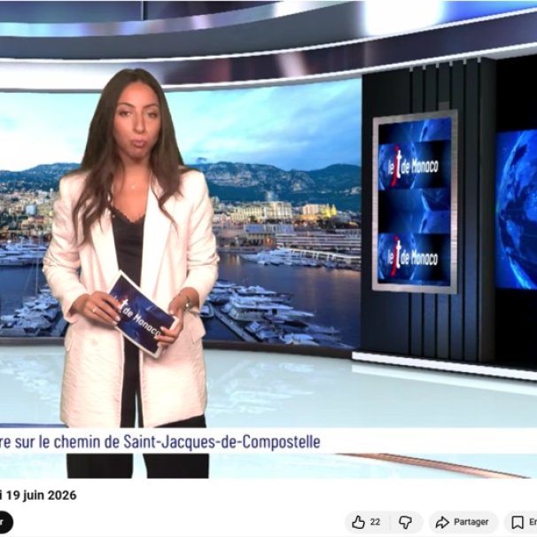 Capture Ecran Monaco Info JT Compostelle