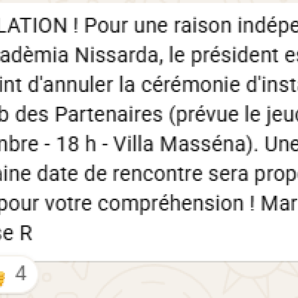 Communique Acadèmia Nissarda