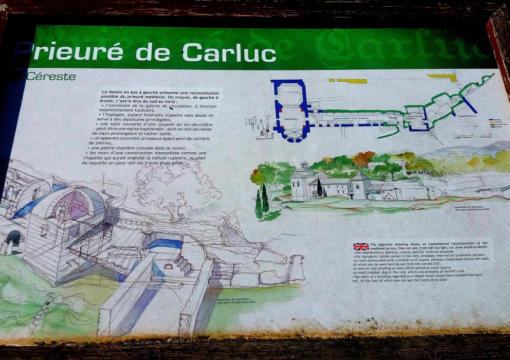 GR653D Prieuré de Carluc - Céreste