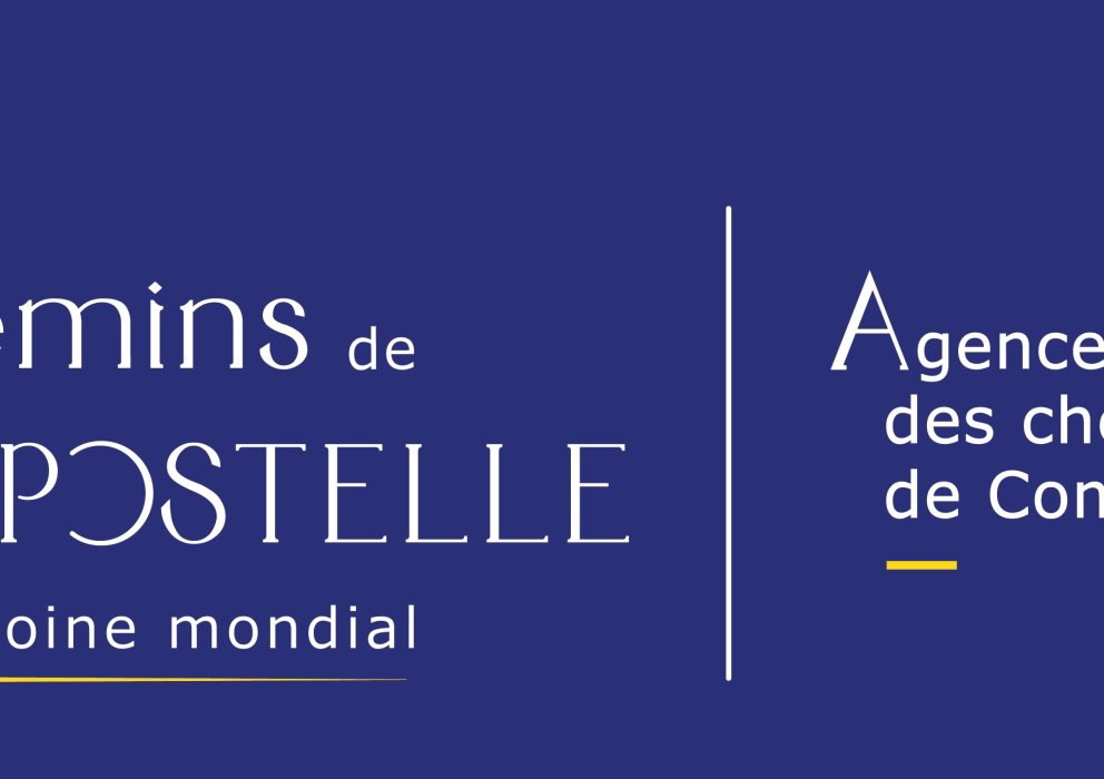 Compostelle Patrimoine Mondial AFCC Logo bleu