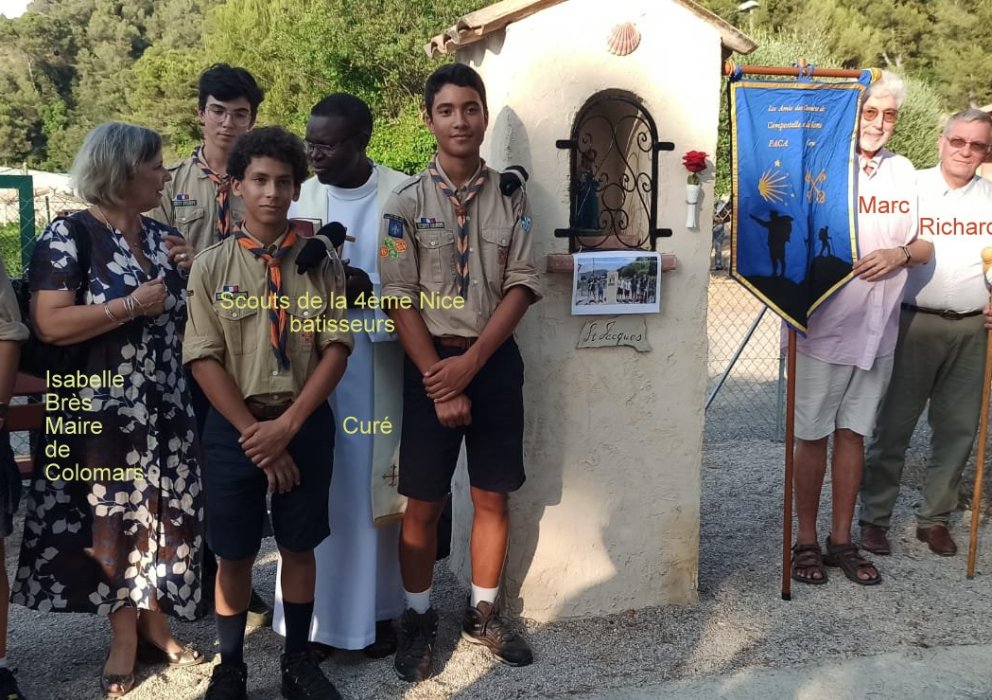 Inauguration de l'Oratoire de la manda Colomars Maire