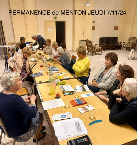 Permanence de Menton 7/11/24