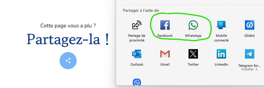 Extrait Page Blog Site Reseaux Sociaux