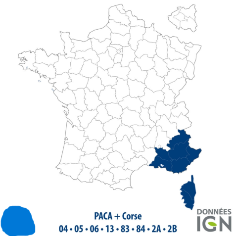 PACA CORSE et FRANCE