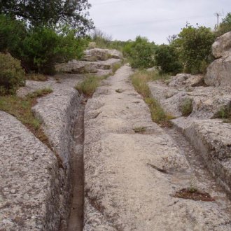 Voie Aurélienne dans les Bouches du Rhône
