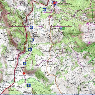 Carte de Saint Jean aux Chapeliers