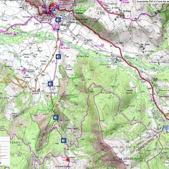 Carte de Seyne à Charcherie