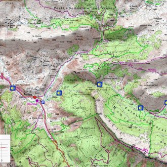 Carte du carrefour de Feissal à Authon