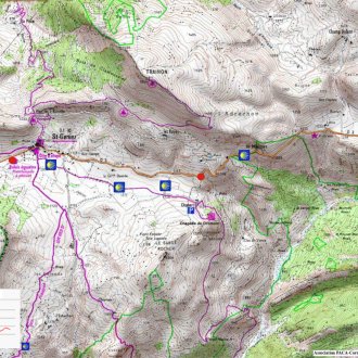 Carte de Authon à Saint-Geniez