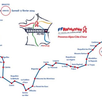 Grande Randonnée vers Paris Carte