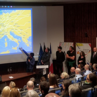 Reunion Europe vers Compostelle Carte