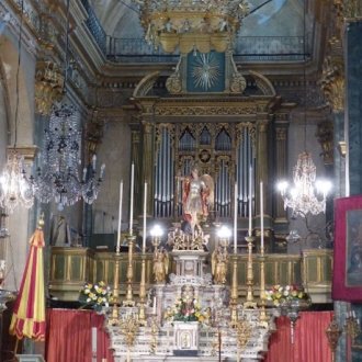 06500 MENTON Basilique Saint-Michel Archange Interieur