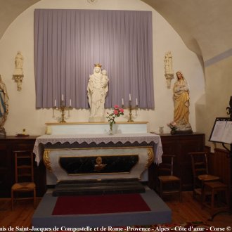 intérieure eglise Prunières