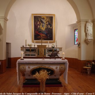 intérieure eglise Prunières