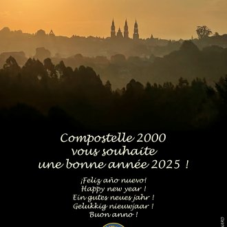 Voeux 2025 Compostelle 2000
