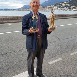 Francis LIBAUD et Statuettes de Menton