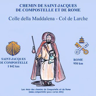 2025 Plaque Jacquaire Col de Larche - Colle della Maddalena