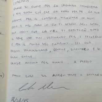 Page 2025 du Livre d'Or de Myriam 06  accueillante azuréenne