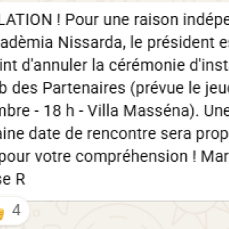 Communique Acadèmia Nissarda