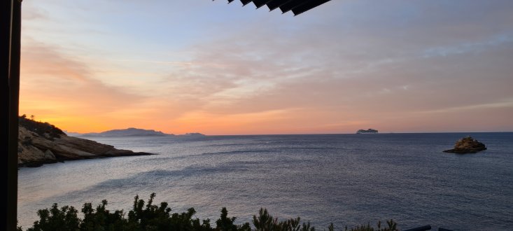 AG 2024 samedi 16 mars lever de soleil sur la mer depuis la chambre