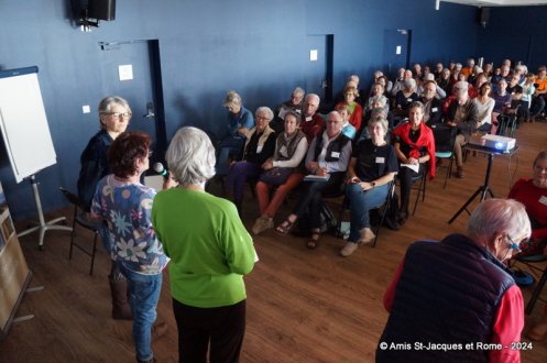 Presentation par les Commissions (ici l'Hospitalité)